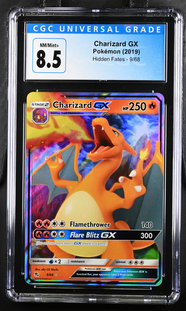 how much is the charizard gx pokemon card worth 2019 Hidden Fates 9/68 CGC 8.5 Printing:BRC 97 Spoils and Loot Enhance your Pokmon collection Nalac Bonus Card |