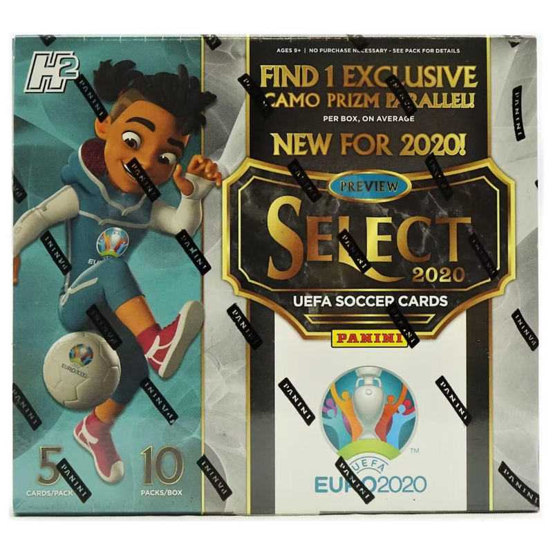 2019/20 Panini Select UEFA Euro Soccer H2 Hobby Hybrid Box