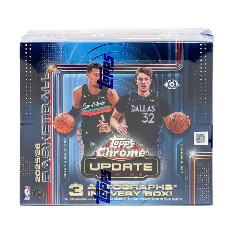 2025/26 Topps Chrome Update Basketball Jumbo Hobby Box