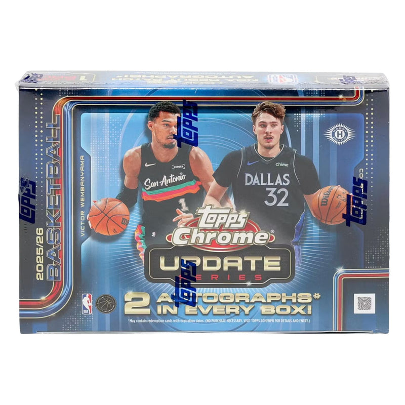 2025/26 Topps Chrome Update Basketball Delight Box