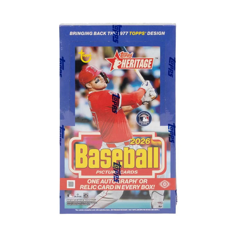 2026 Topps Heritage Baseball Hobby Box