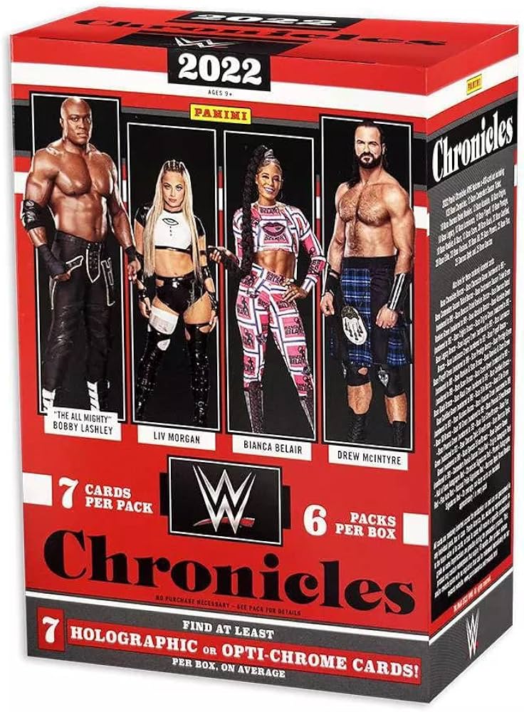 2022 Panini Chronicles WWE Wrestling 6-Pack Blaster Box