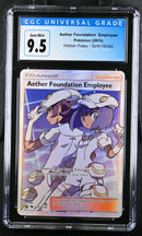 2019 Pokemon Hidden Fates Aether Foundation Employee SV81/SV94 CGC 10