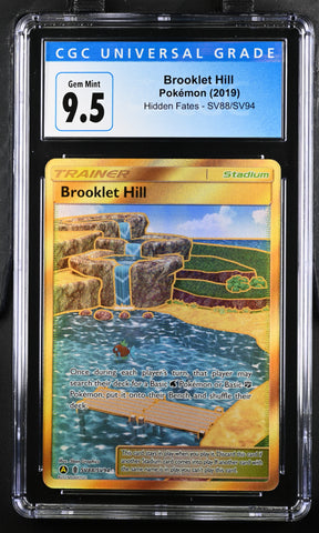 2019 Pokemon Hidden Fates Brooklet Hill SV88/SV94 CGC 10