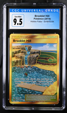 2019 Pokemon Hidden Fates Brooklet Hill SV88/SV94 CGC 10