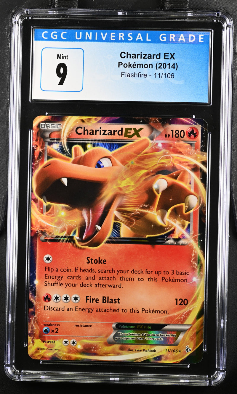 2014 Pokemon Flashfire Charizard EX 11/106 CGC 9