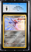 2019 Pokemon Hidden Fates Kartana SV33/SV94 Holo CGC 9