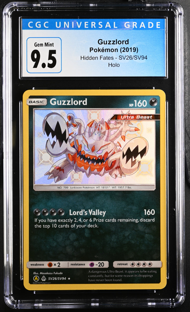 2019 Pokemon Hidden Fates Guzzlord SV26/SV94 Holo CGC 10