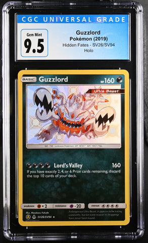 2019 Pokemon Hidden Fates Guzzlord SV26/SV94 Holo CGC 10
