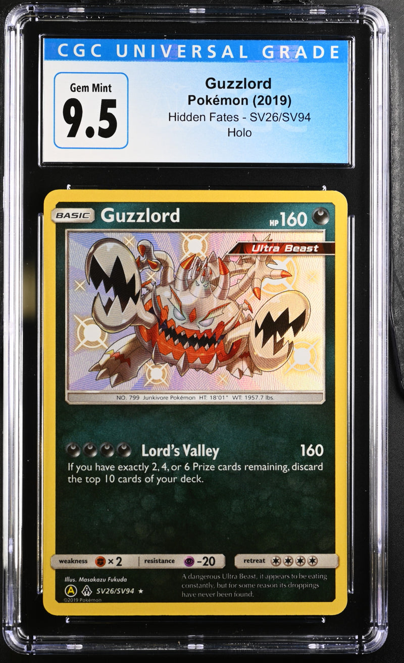 2019 Pokemon Hidden Fates Guzzlord SV26/SV94 Holo CGC 10