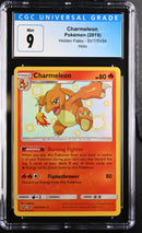 2019 Pokemon Hidden Fates Charmeleon SV7/SV94 Holo CGC 9
