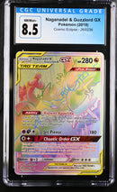 2019 Pokemon Cosmic Eclipse Naganadel & Guzzlord GX 260/236 CGC 8.5