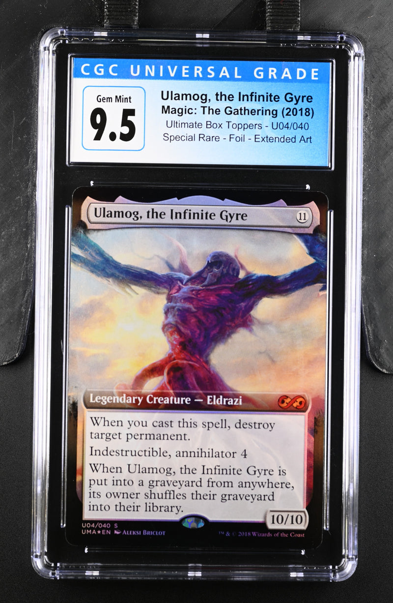 2018 Magic: The Gathering Ultimate Box Toppers Ulamog, the Infinite Gyre U04/040 Foil CGC 10