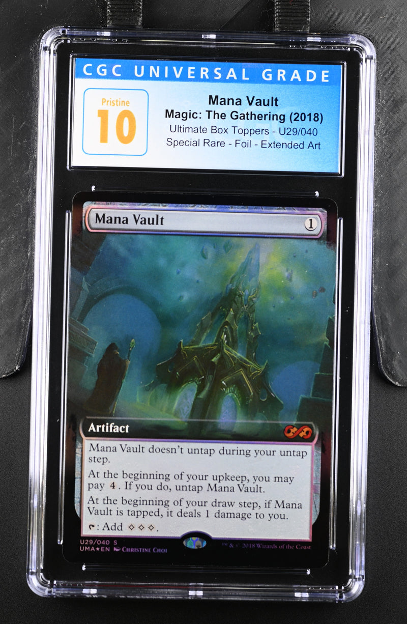 2018 Magic: The Gathering Ultimate Box Toppers Mana Vault U29/040 Foil CGC 10