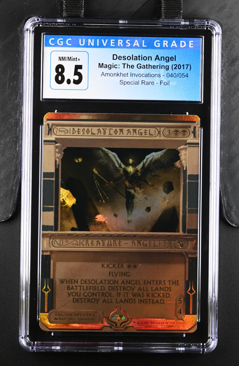 2017 Magic: The Gathering Masterpiece Series: Amonkhet Invocations Desolation Angel 040/054 Foil CGC 8.5