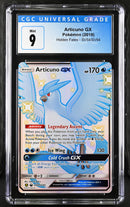 2019 Pokemon Hidden Fates Articuno GX SV54/SV94 CGC 9