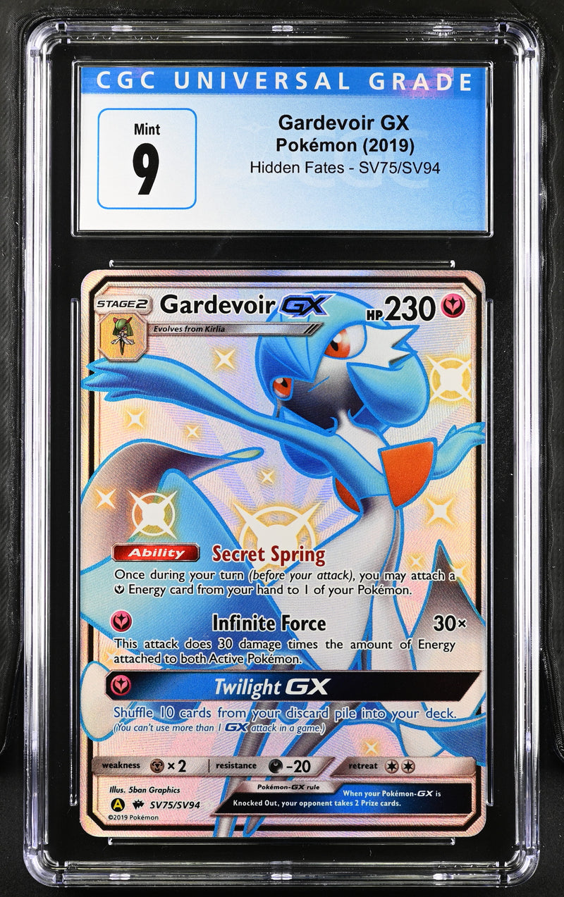 2019 Pokemon Hidden Fates Gardevoir GX SV75/SV94 CGC 9