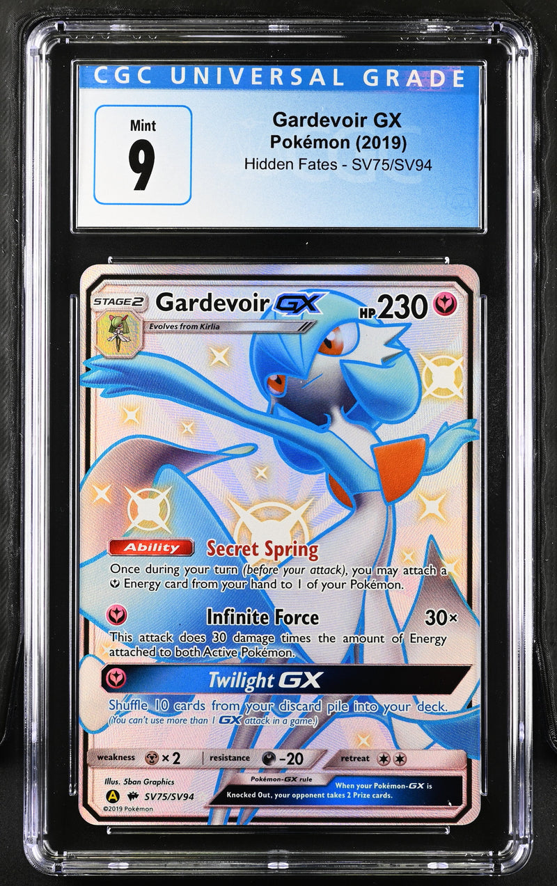 2019 Pokemon Hidden Fates Gardevoir GX SV75/SV94 CGC 9