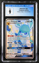 2019 Pokemon Hidden Fates Glaceon GX SV55/SV94 CGC 9