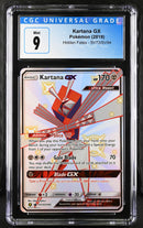 2019 Pokemon Hidden Fates Kartana GX SV73/SV94 CGC 9