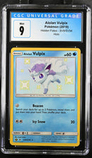 2019 Pokemon Hidden Fates Alolan Vulpix SV8/SV94 Holo CGC 9