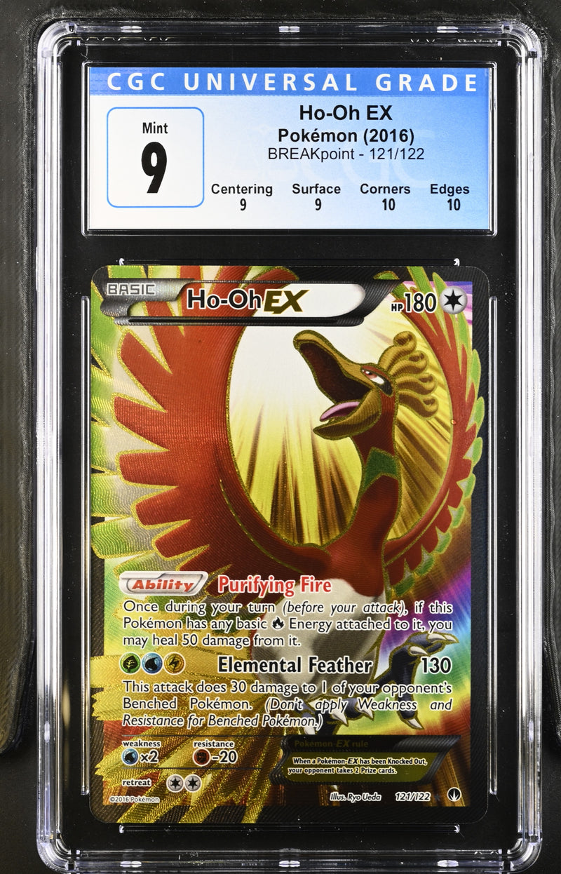 2016 Pokemon BREAKpoint Ho-Oh EX 121/122 CGC 9