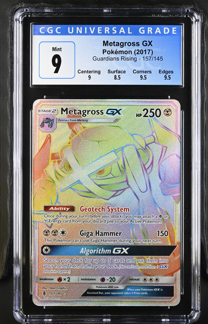 2017 Pokemon Guardians Rising Metagross GX 157/145 CGC 9