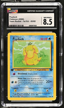 2000 Pokemon Team Rocket - 1st Edition Psyduck 65/82 CGC 8.5