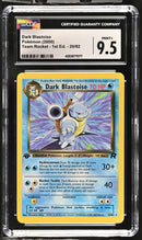 2000 Pokemon Team Rocket - 1st Edition Dark Blastoise 20/82 CGC 9.5