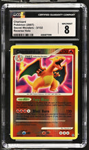 2007 Pokemon Secret Wonders Charizard 3/132 Reverse Holo CGC 8