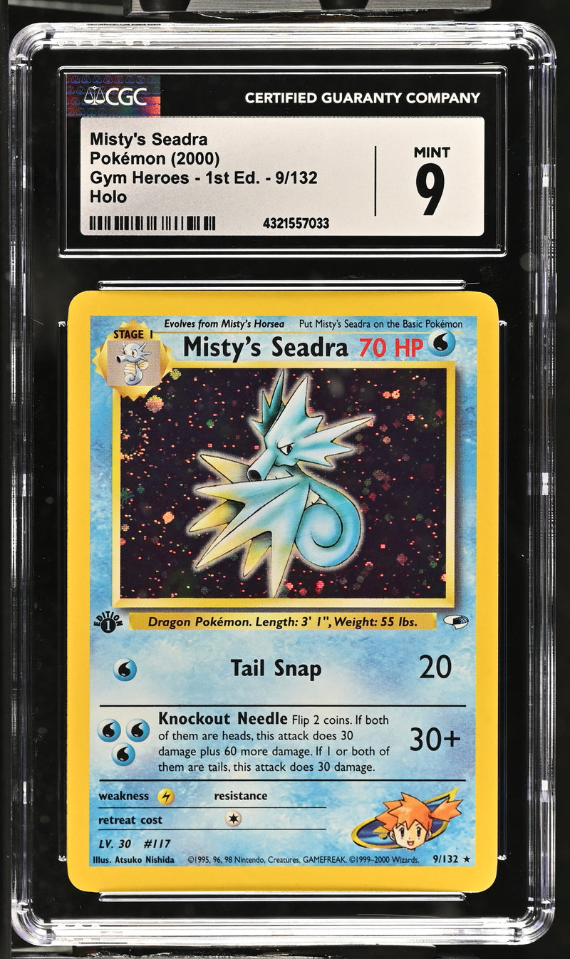 misty's seadra pokemon card value #117 Prices | Japanese Leaders' Stadium NM 7 2000 POKEMON GYM HEROES card featuring MISTYS SEADRA Pokemon Card Misty's Seadra Lv.30