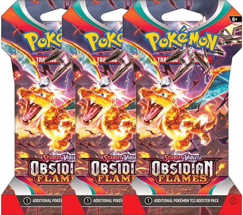 Scarlet & Violet: Obsidian Flames - 3 Packs