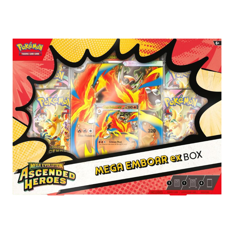 Ascended Heroes Mega Emboar ex Box