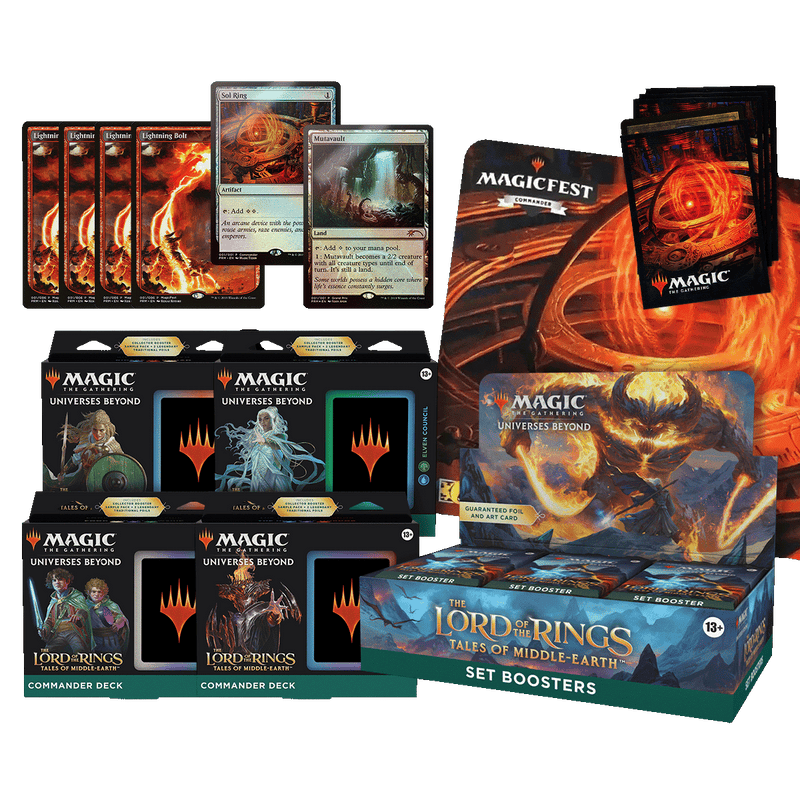 The Lord of The Rings: Tales of Middle Earth Sol Ring Combo (Set Booster)