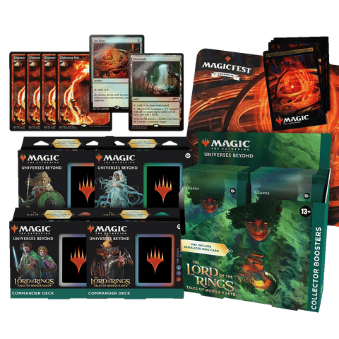 The Lord of The Rings: Tales of Middle Earth Sol Ring Combo (Collector Booster)