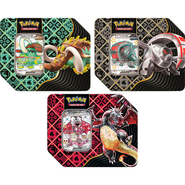 pokemon card tin set Scarlet & Violet: Paldean Fates