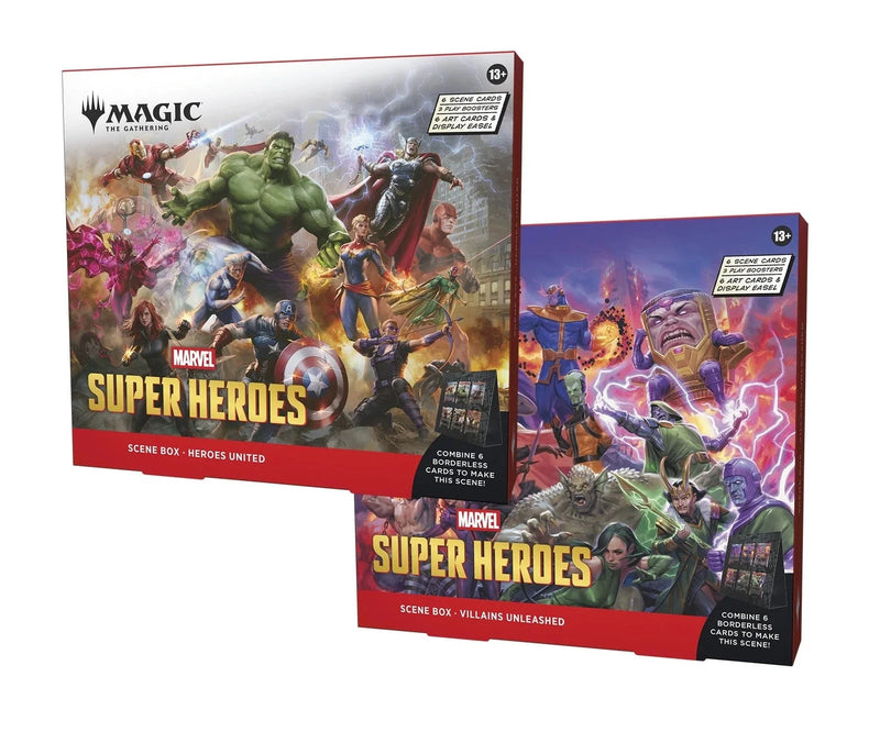 Marvel Super Heroes Scene Box [Set of 2]