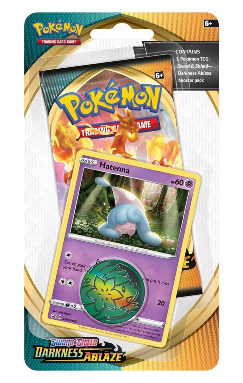 Sword & Shield: Darkness Ablaze - Checklane Blister (Hatenna) Sword & Shield: Darkness Ablaze - Checklane Blister (Hatenna)