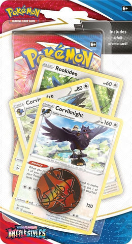 Sword & Shield: Battle Styles - Premium Checklane Blister (Corviknight)