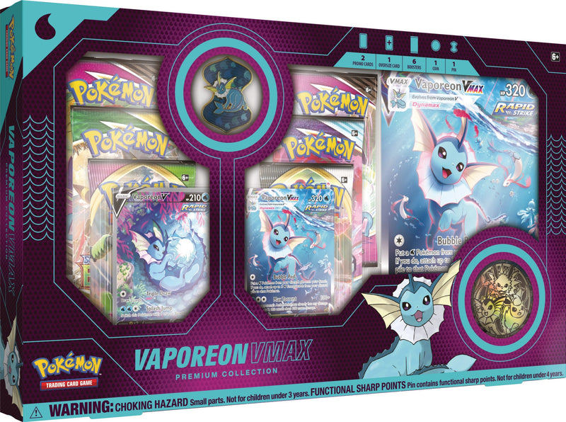 pokemon trading card game vaporeon Premium Collection (Vaporeon VMAX)