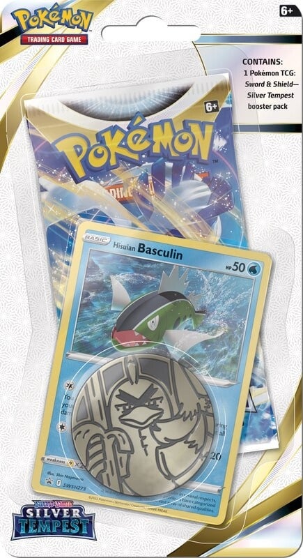 Sword & Shield: Silver Tempest - Checklane Blister (Hisuian Basculin) Sword & Shield: Silver Tempest - Checklane Blister (Hisuian Basculin)