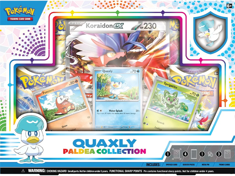 pokemon trading card game paldea collection Game: Legends Tin (Assortment) Along the way Pokmon TCG: Paldea Collection (Fuecoco)