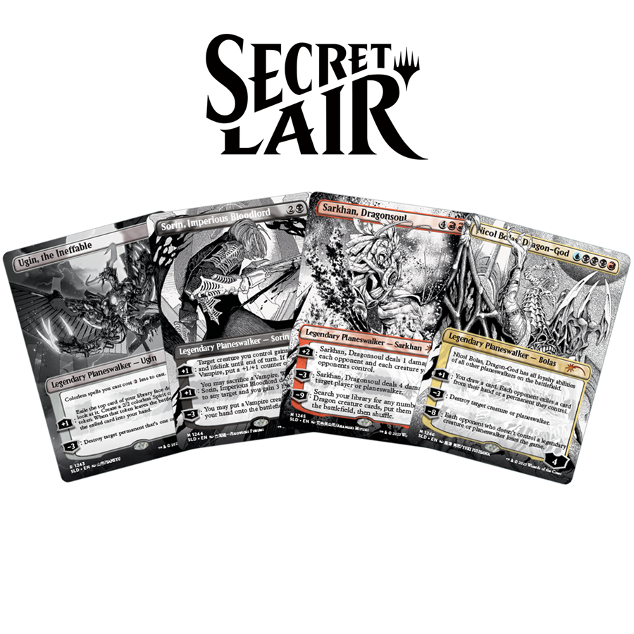 Secret lair planeswalker 1個 Secret Lair: Drop Series - More Borderless Planeswalkers