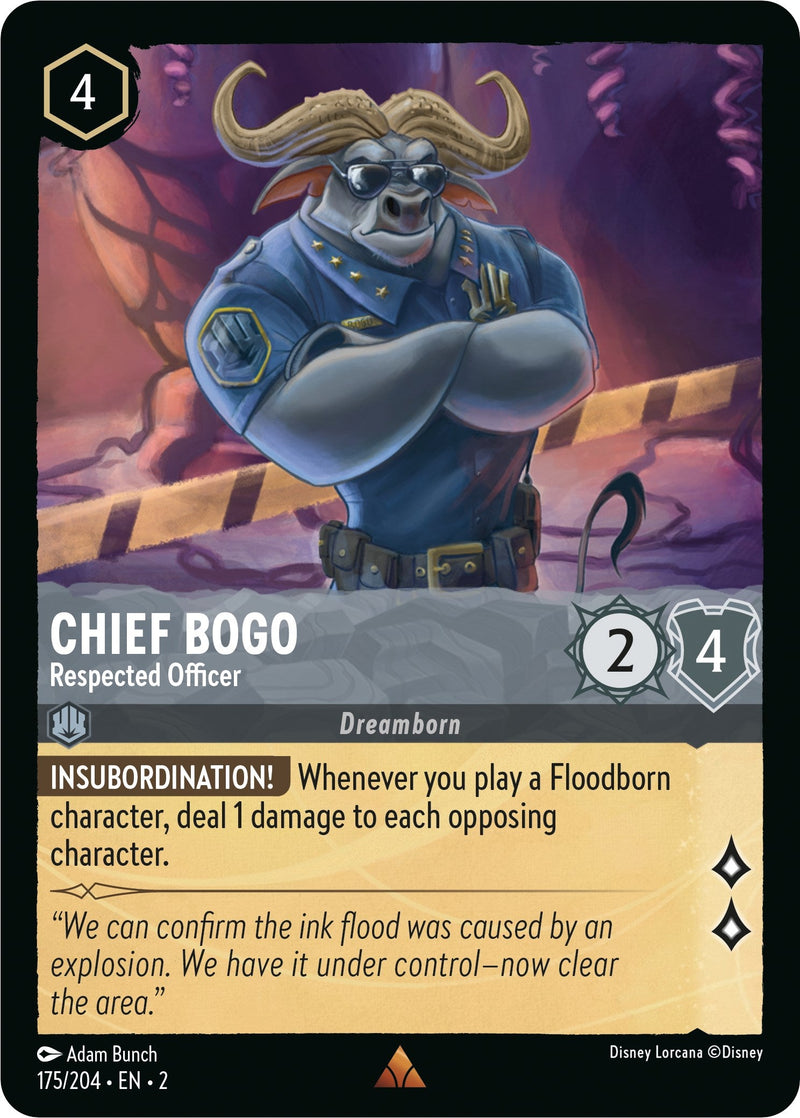 Chief Bogo - Respected Officer (175/204) [Rise of the Floodborn]