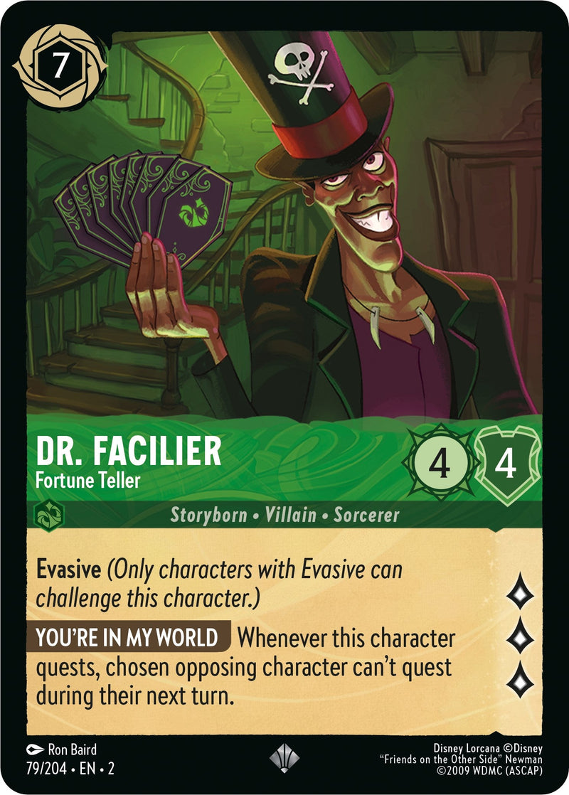 Dr. Facilier - Fortune Teller (79/204) [Rise of the Floodborn]