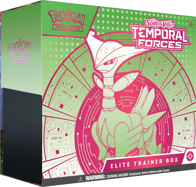 Scarlet & Violet: Temporal Forces - Elite Trainer Box (Iron Leaves) Scarlet & Violet: Temporal Forces - Elite Trainer Box (Iron Leaves)