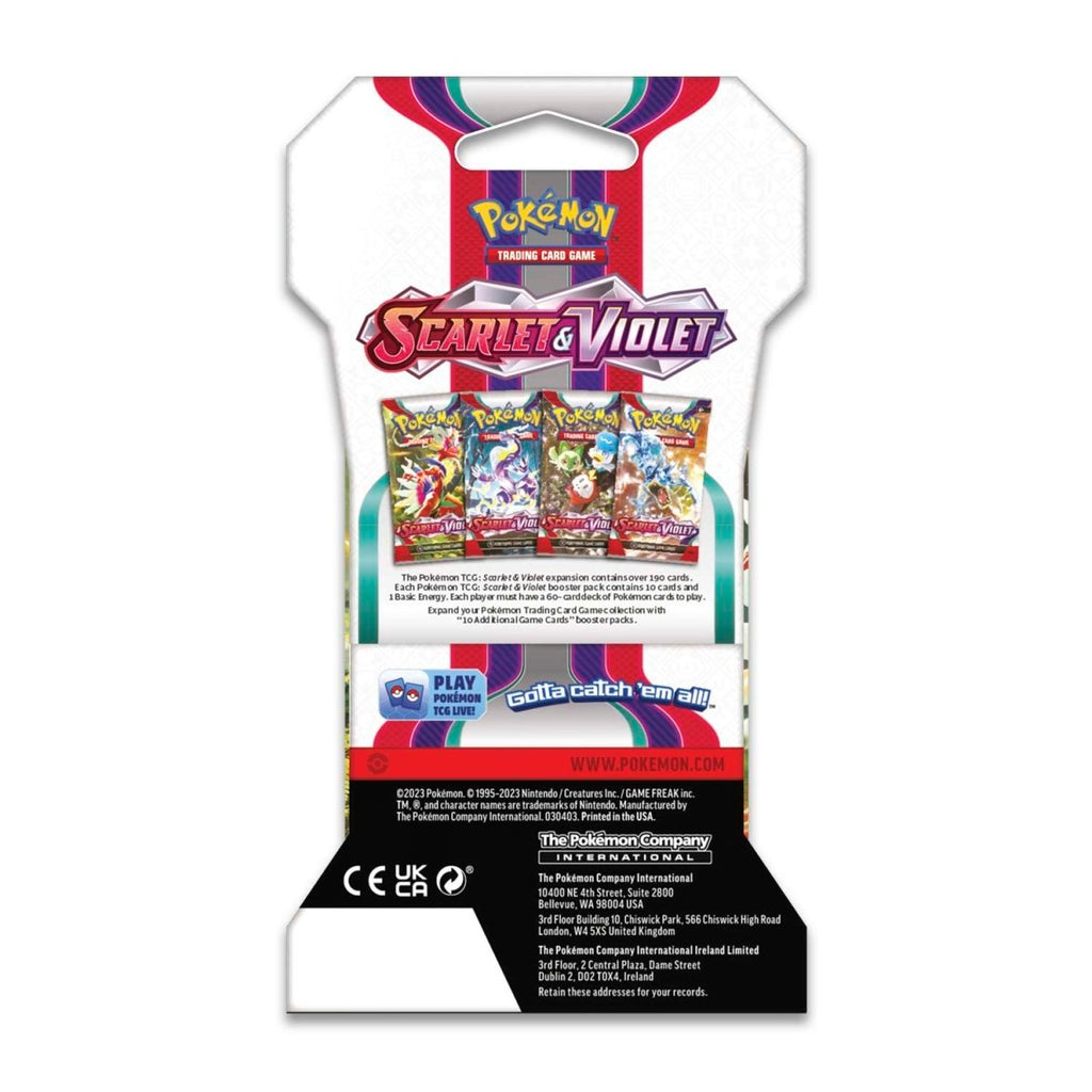 Scarlet & Violet - Sleeved Booster Pack Scarlet & Violet - Sleeved Booster Pack