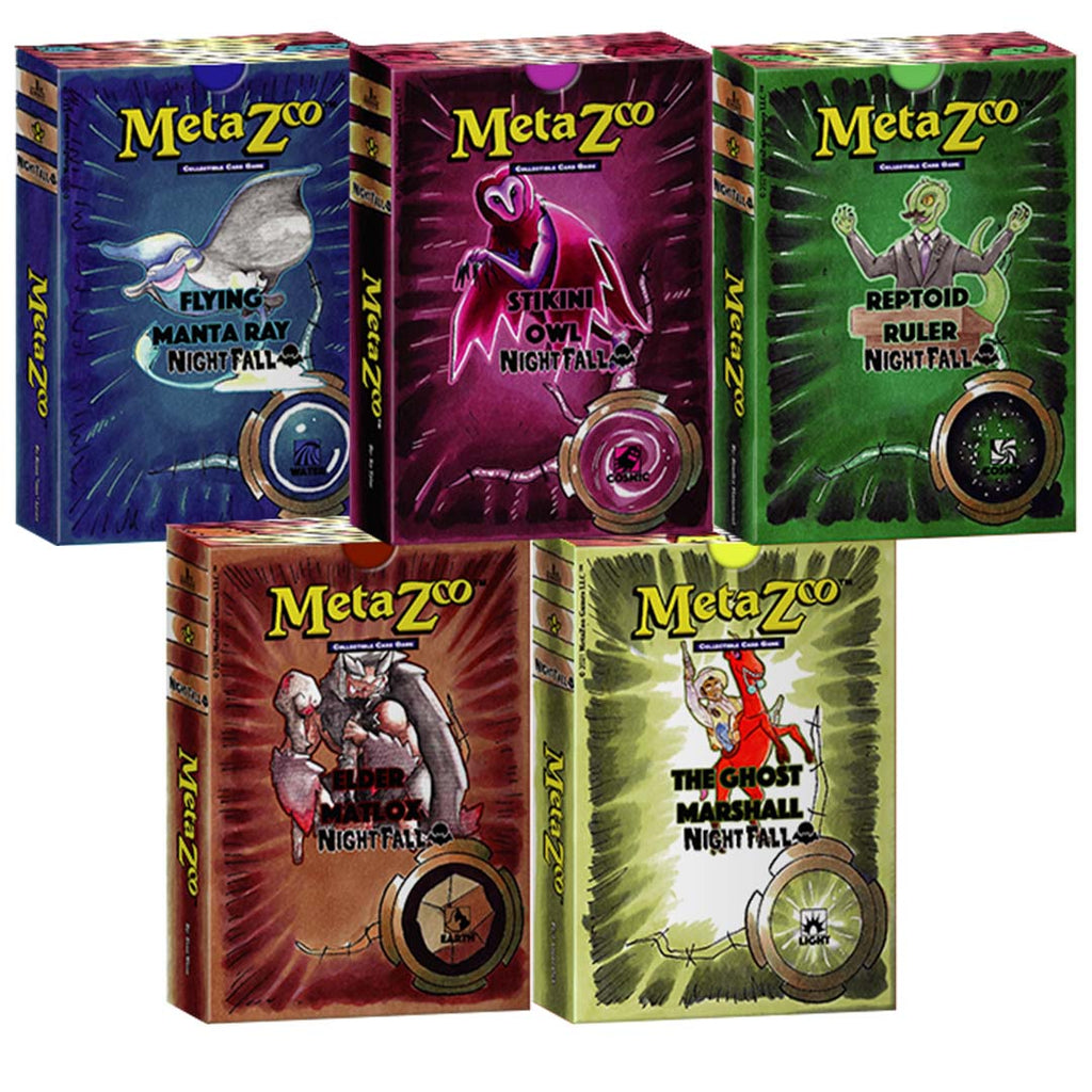 MetaZoo Nightfall Theme Decks: Set of Five MetaZoo Nightfall Theme Decks: Set of Five