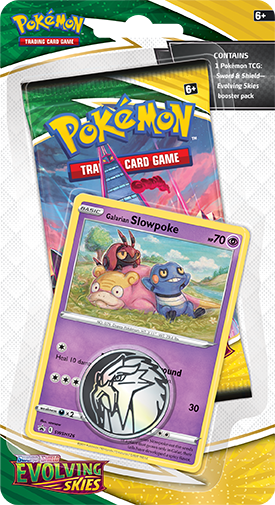 Sword & Shield: Evolving Skies - Single Pack Blister (Galarian Slowpok Sword & Shield: Evolving Skies - Single Pack Blister (Galarian Slowpok