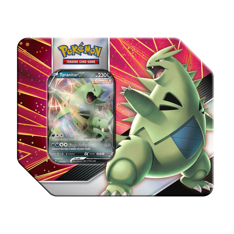 Sword & Shield: Battle Styles - V Strikers Tin (Tyranitar V) Sword & Shield: Battle Styles - V Strikers Tin (Tyranitar V)